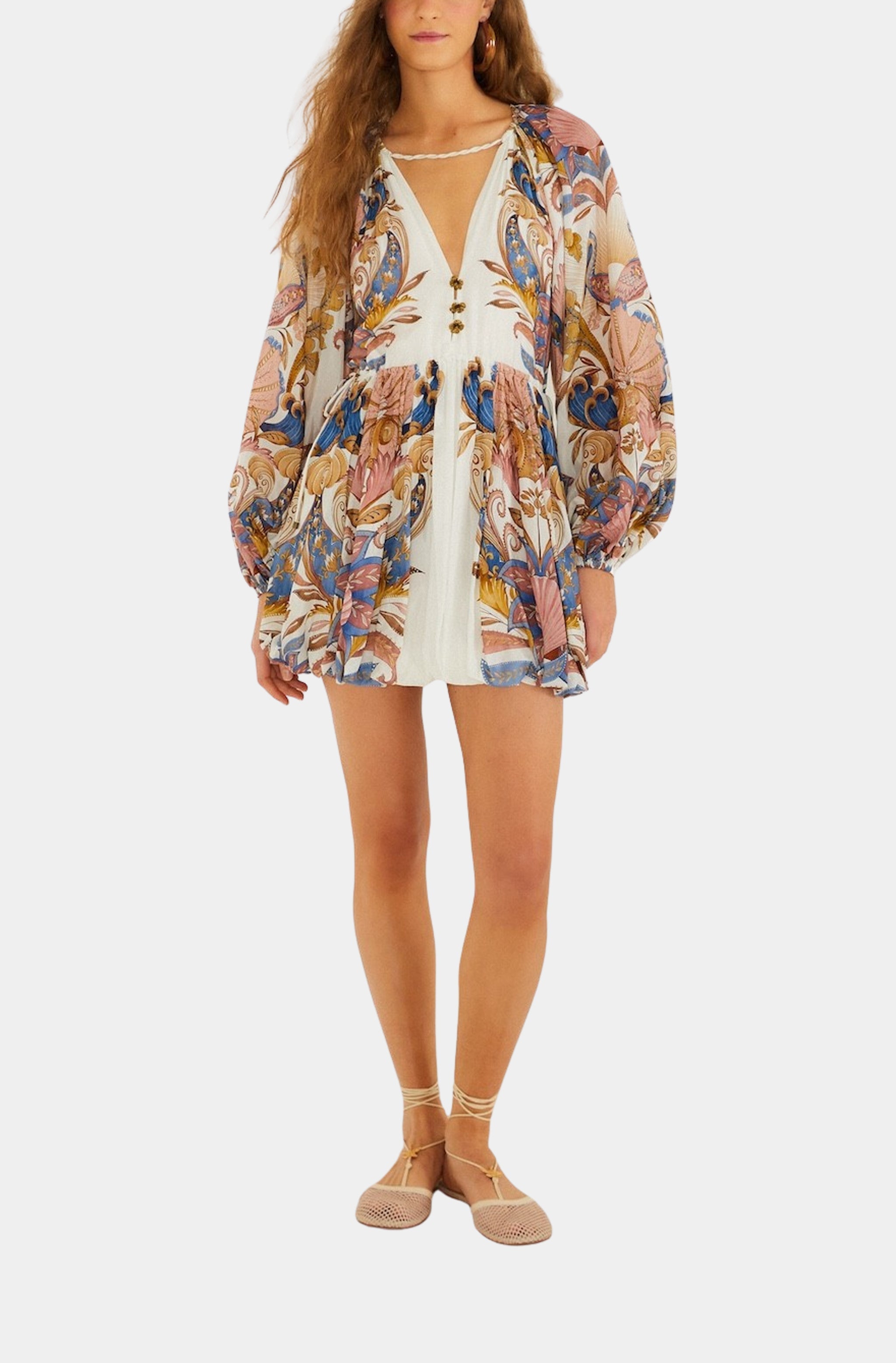 sachin and babi light blue dress Tallou Modal Drop-Waist Bubble Hem Mini Dress in True Navy  Oh Polly AE