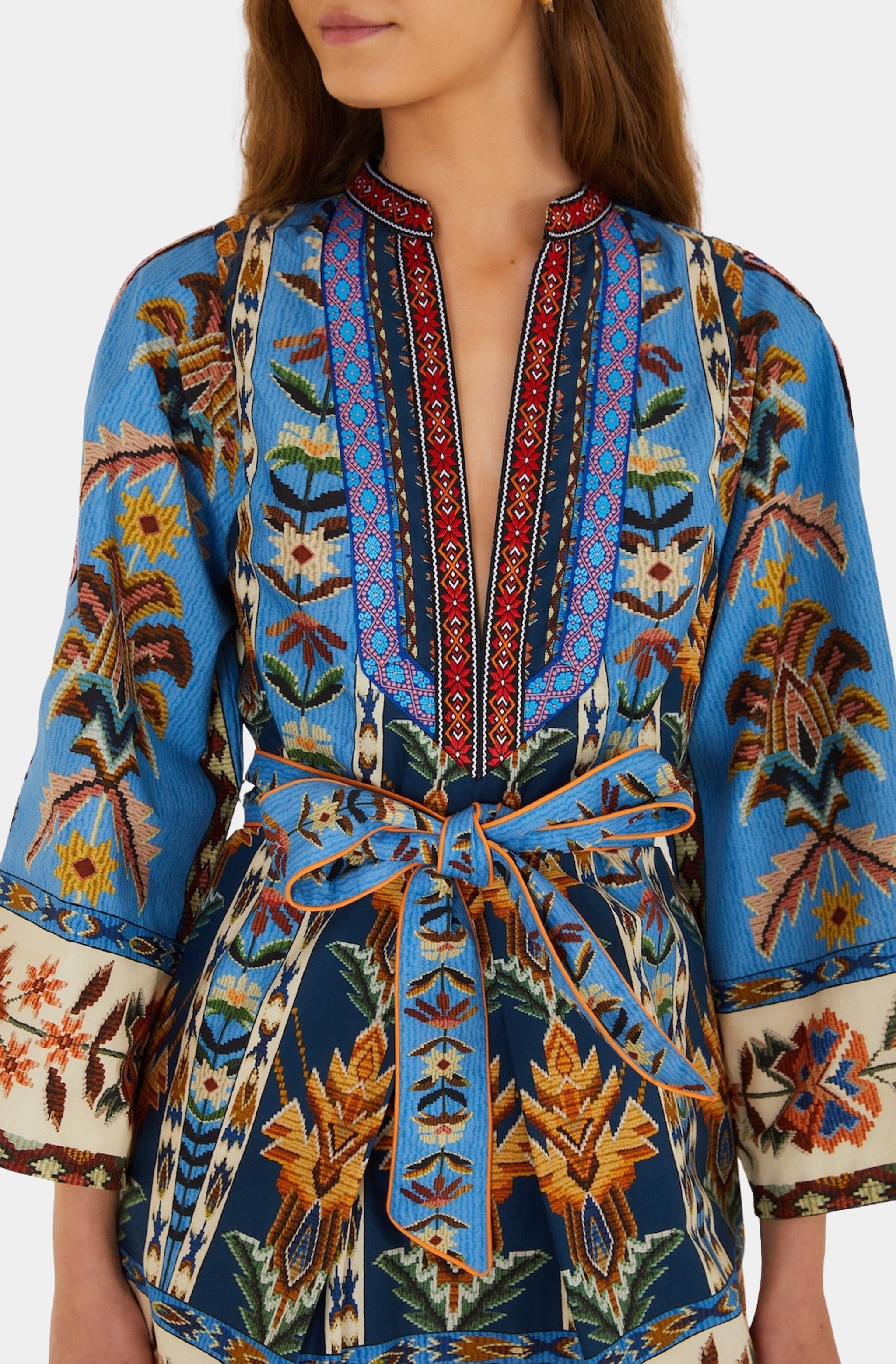 tapestry mini dress Rosemary Mini Dress