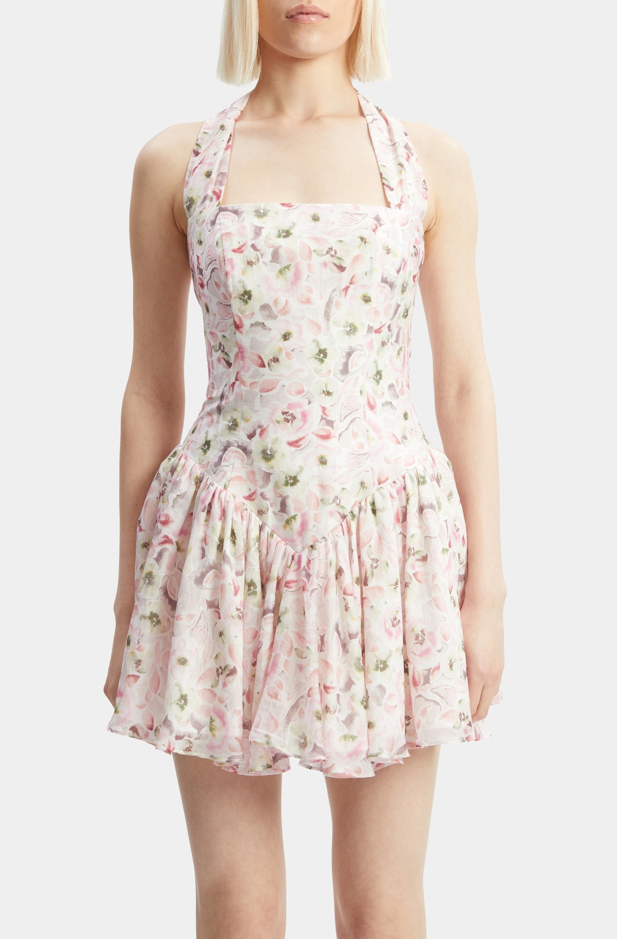 Marabella Halter Mini Dress