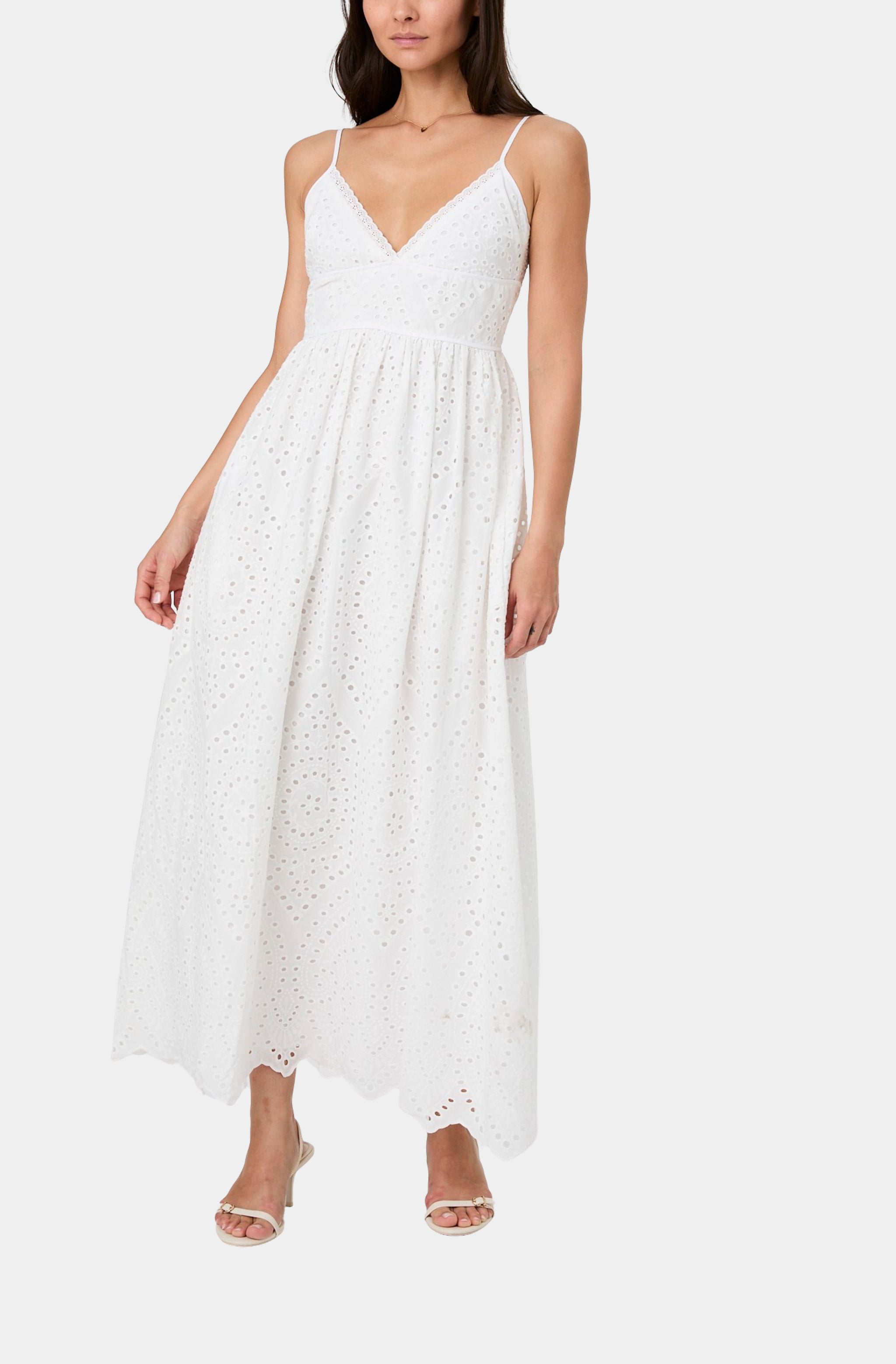 Trini Cotton Eyelet Maxi Dress Hemline Birmingham Trini Cotton Eyelet Maxi Dress Hemline Birmingham