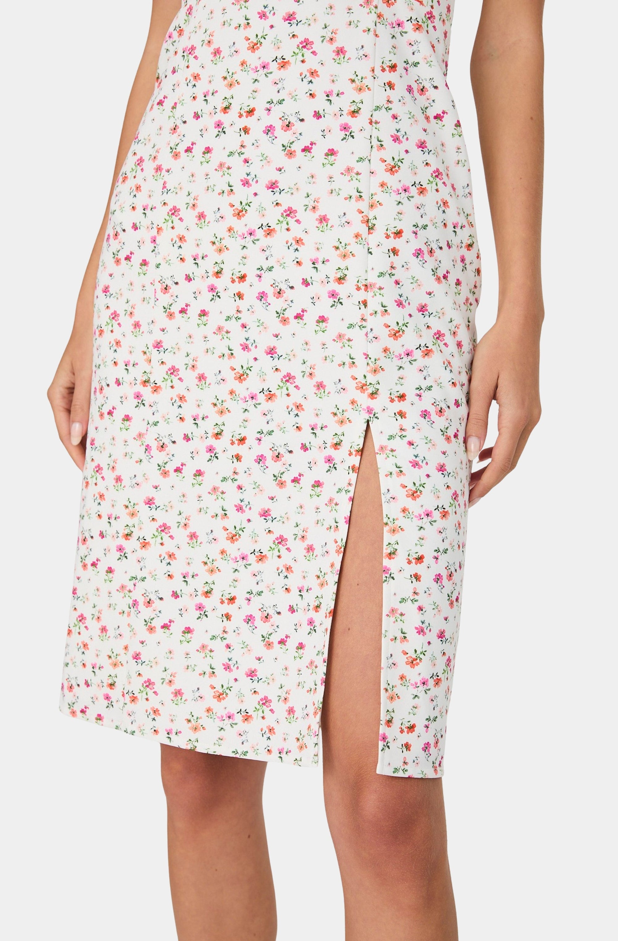 Echo Crepe Strappy Midi Dress