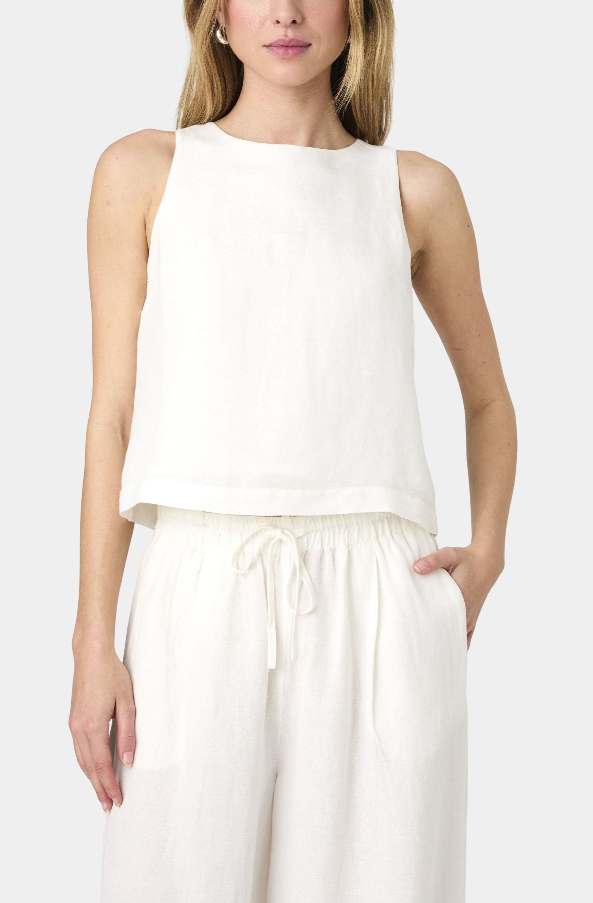 Birdie Linen Swing Top