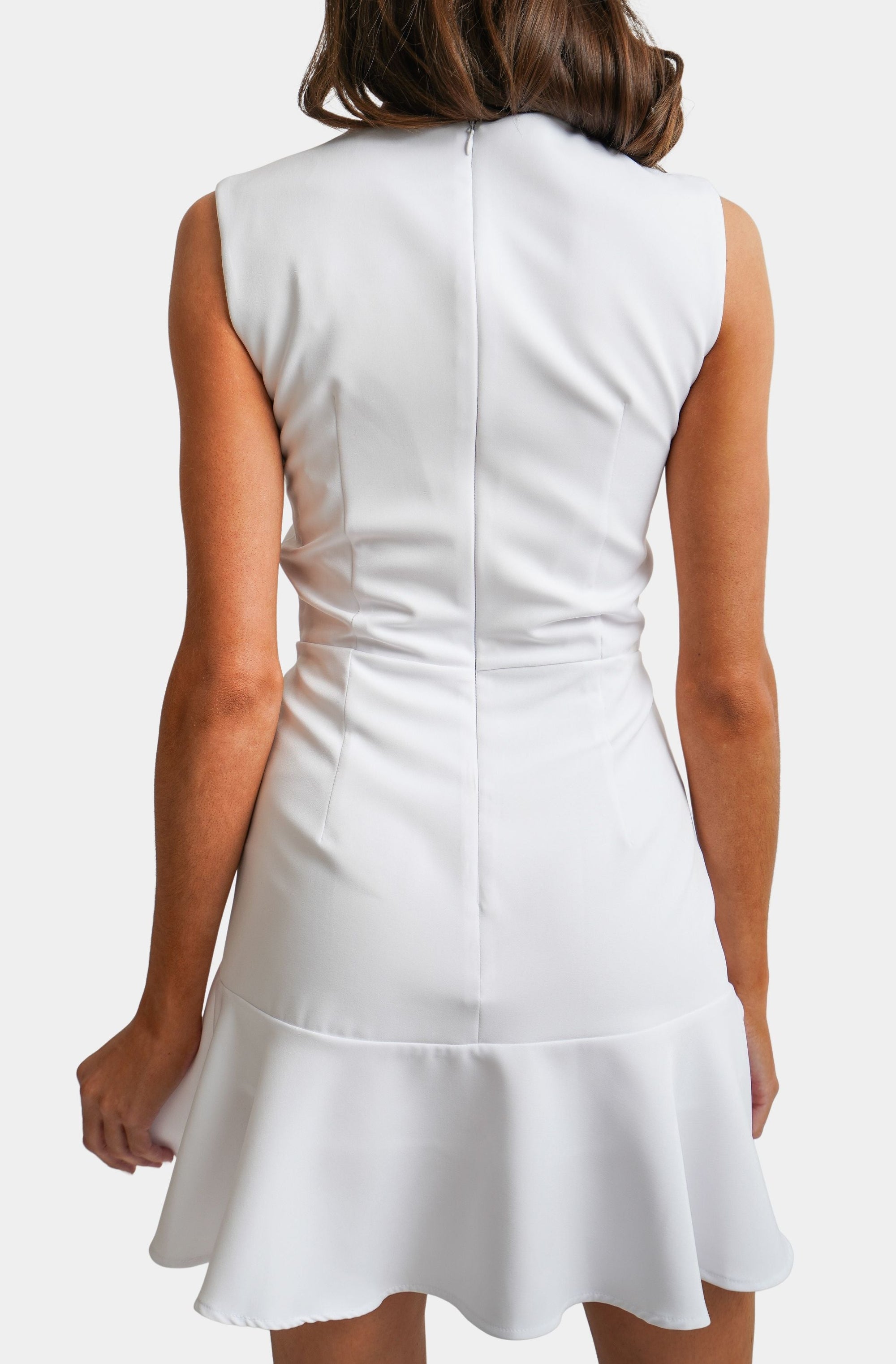 Tulip Ruffle Mini Dress
