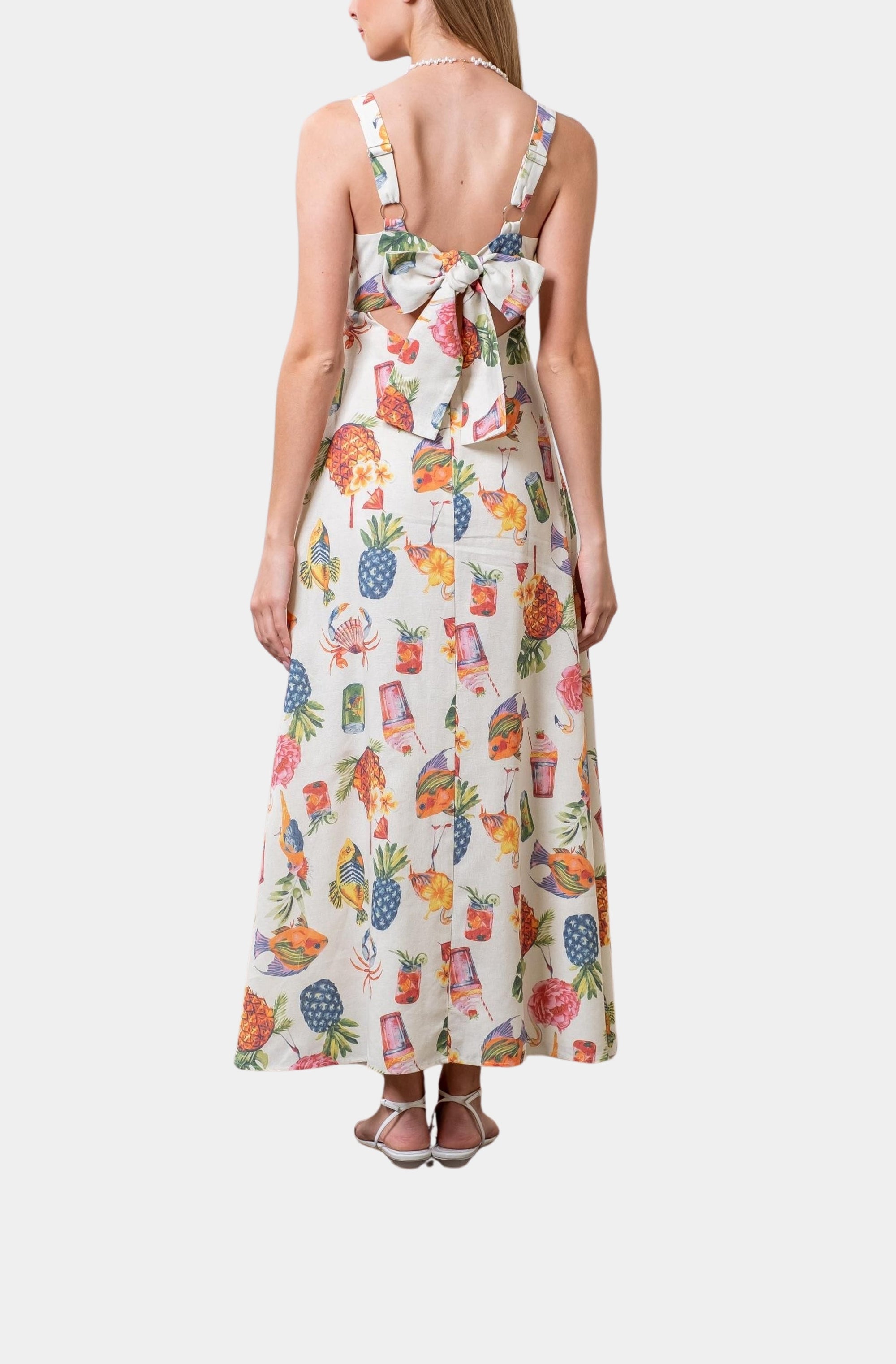 Lola Square Neck Maxi Dress