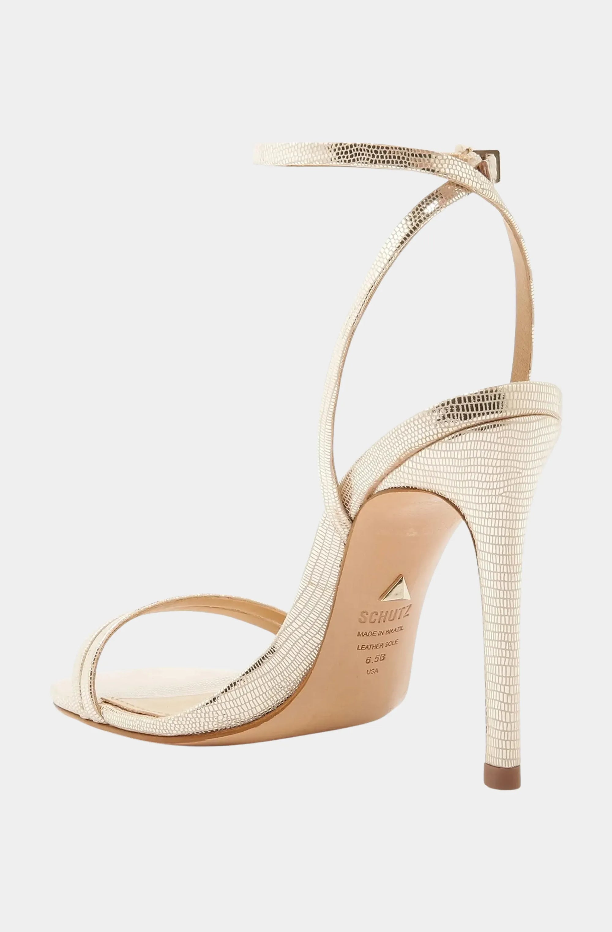 Altina Embossed-Leather Sandal