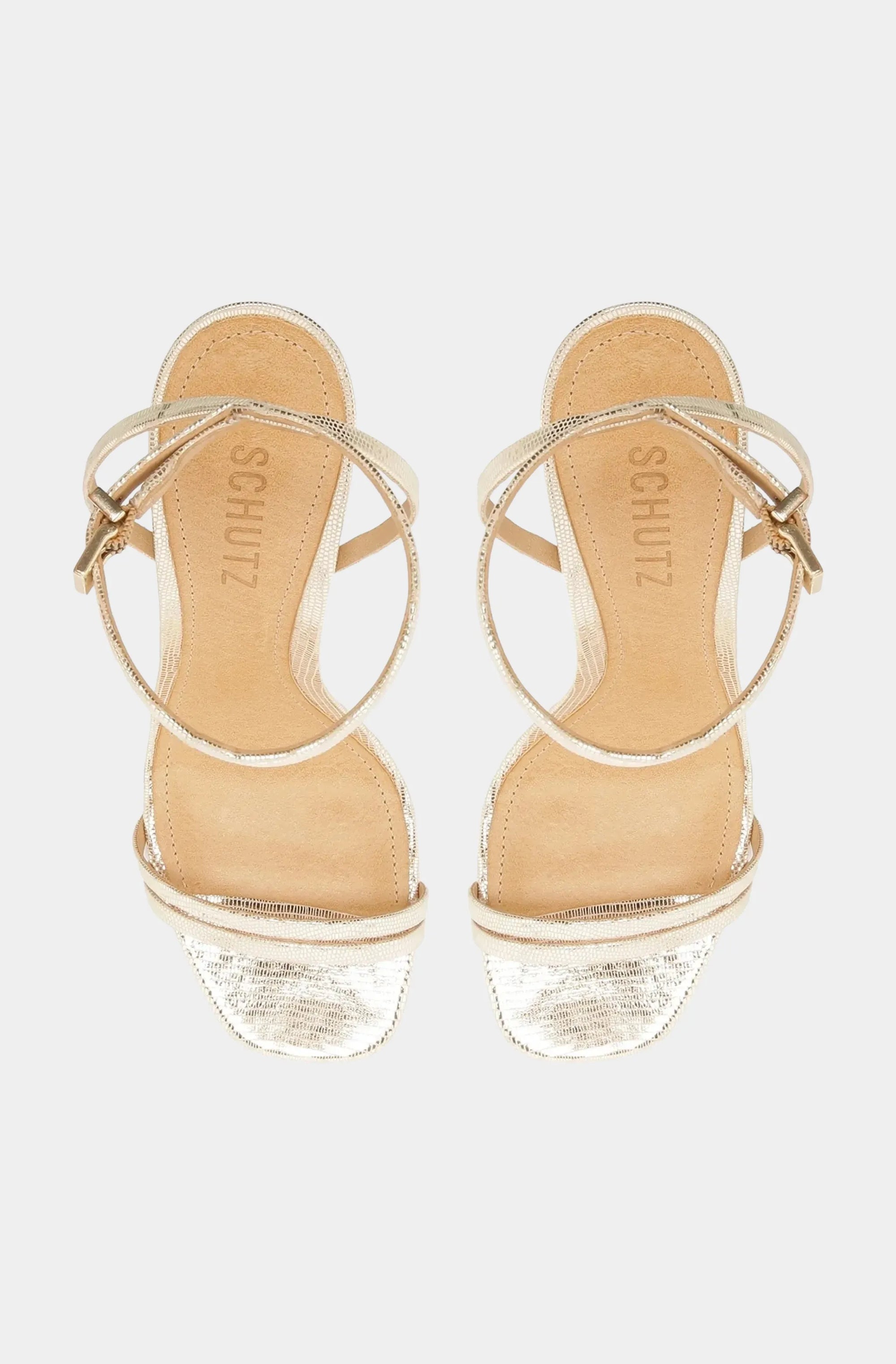 Altina Embossed-Leather Sandal