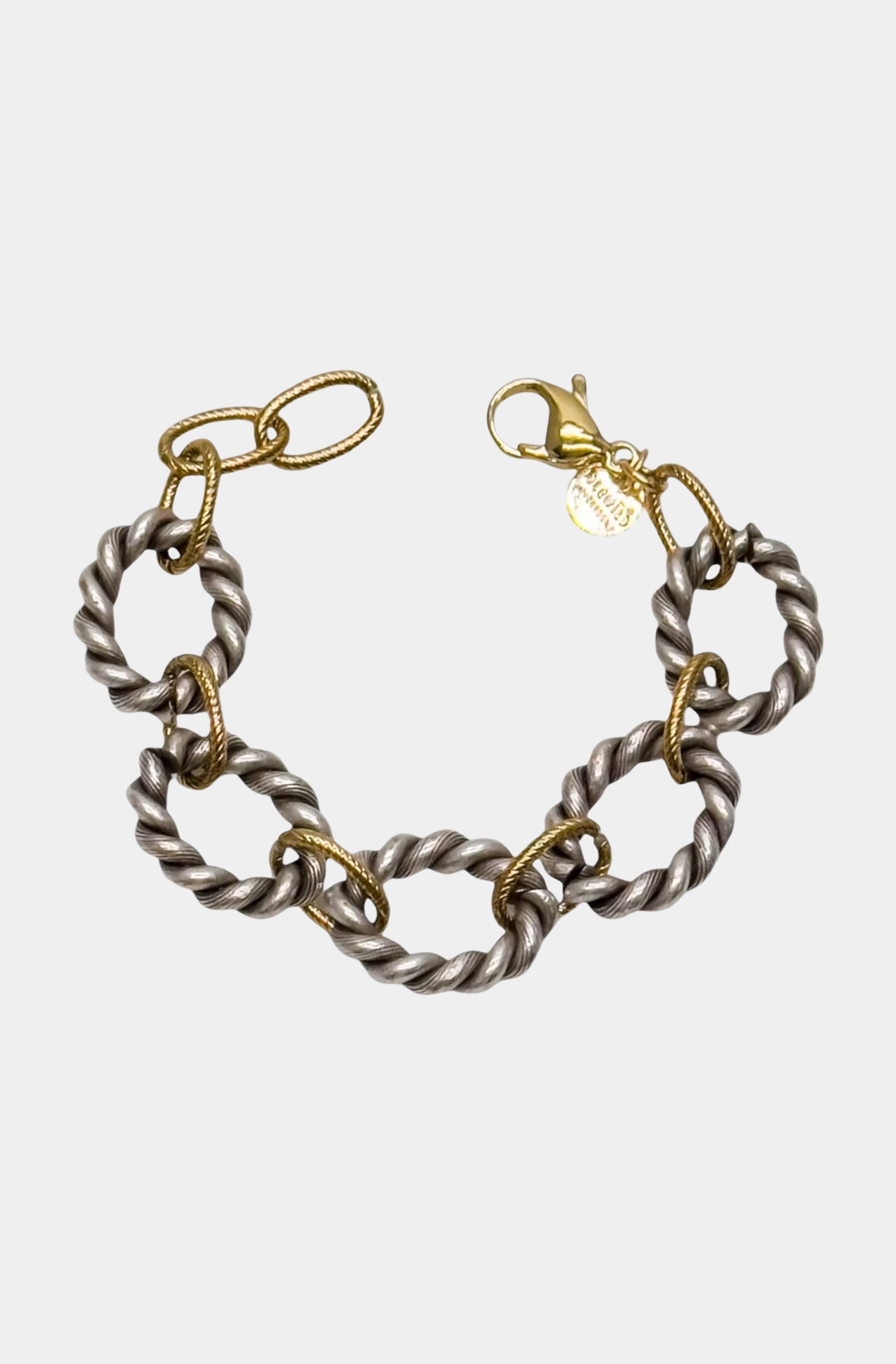 Venus Mixed Metals Bracelet, 8"