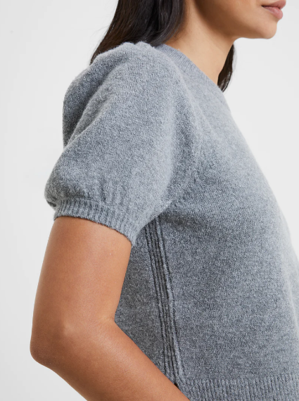 Vhari Ribbed Short Sleeve Sweater