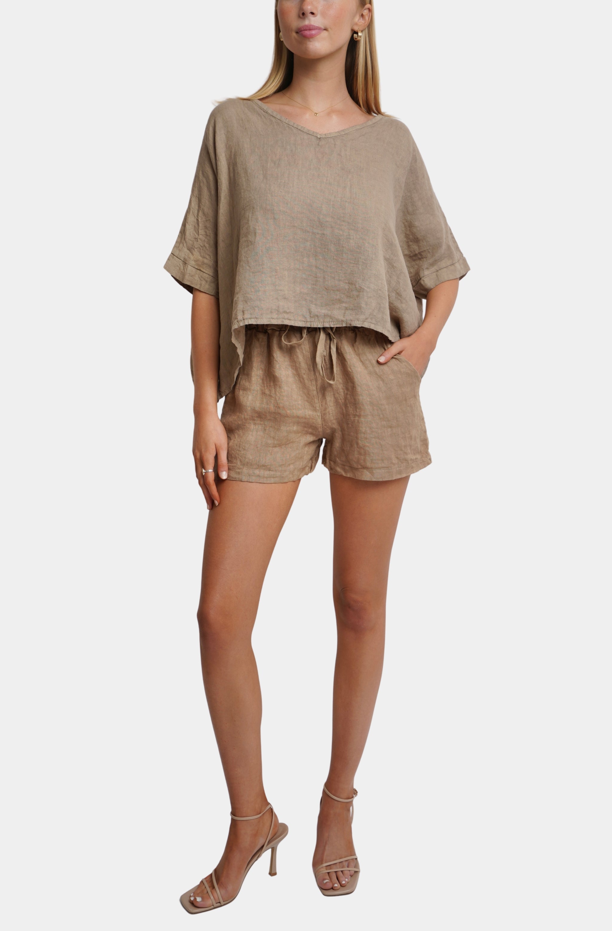 Anita Dolman Sleeve Crop Top