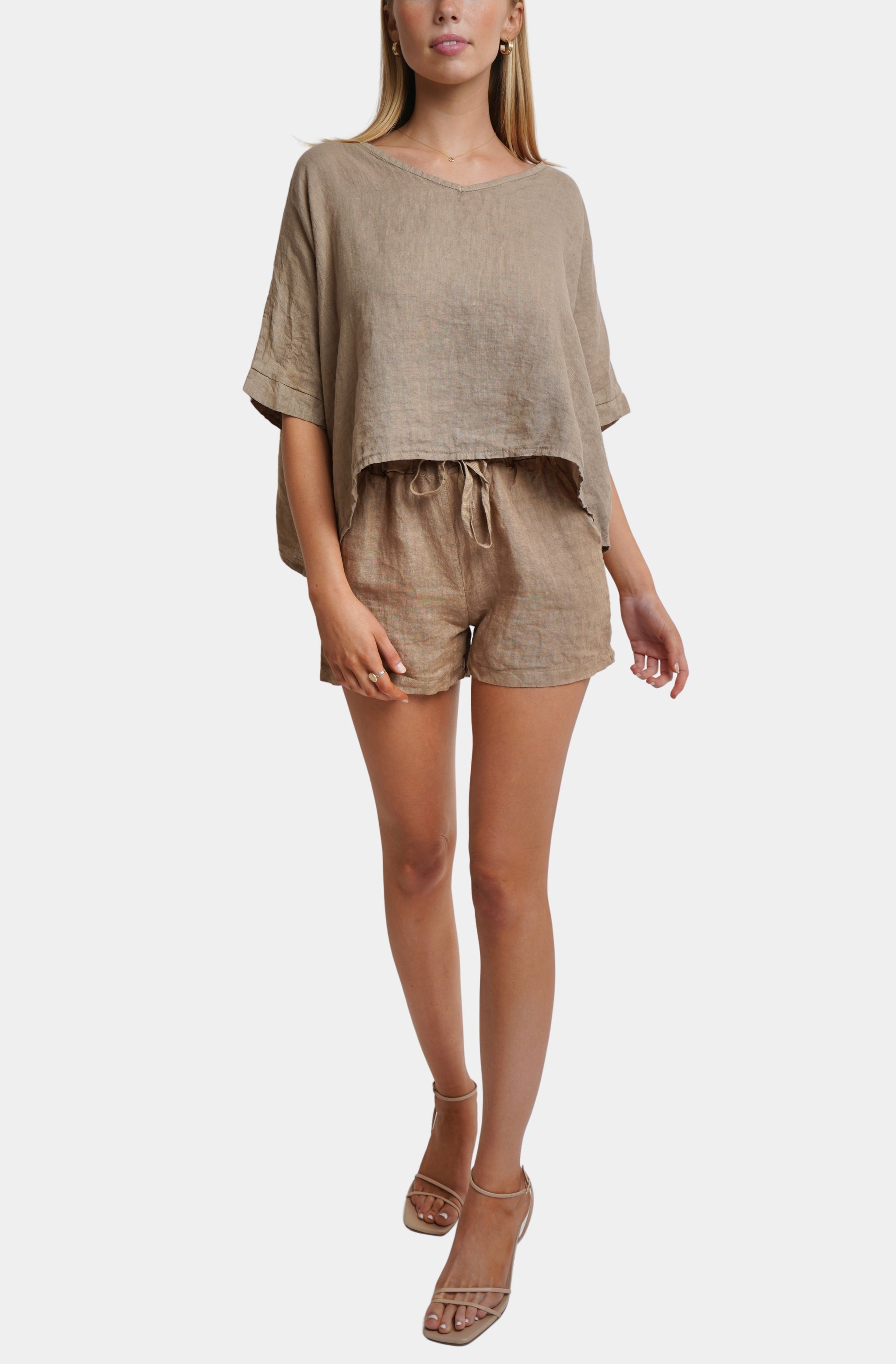 Anita Dolman Sleeve Crop Top