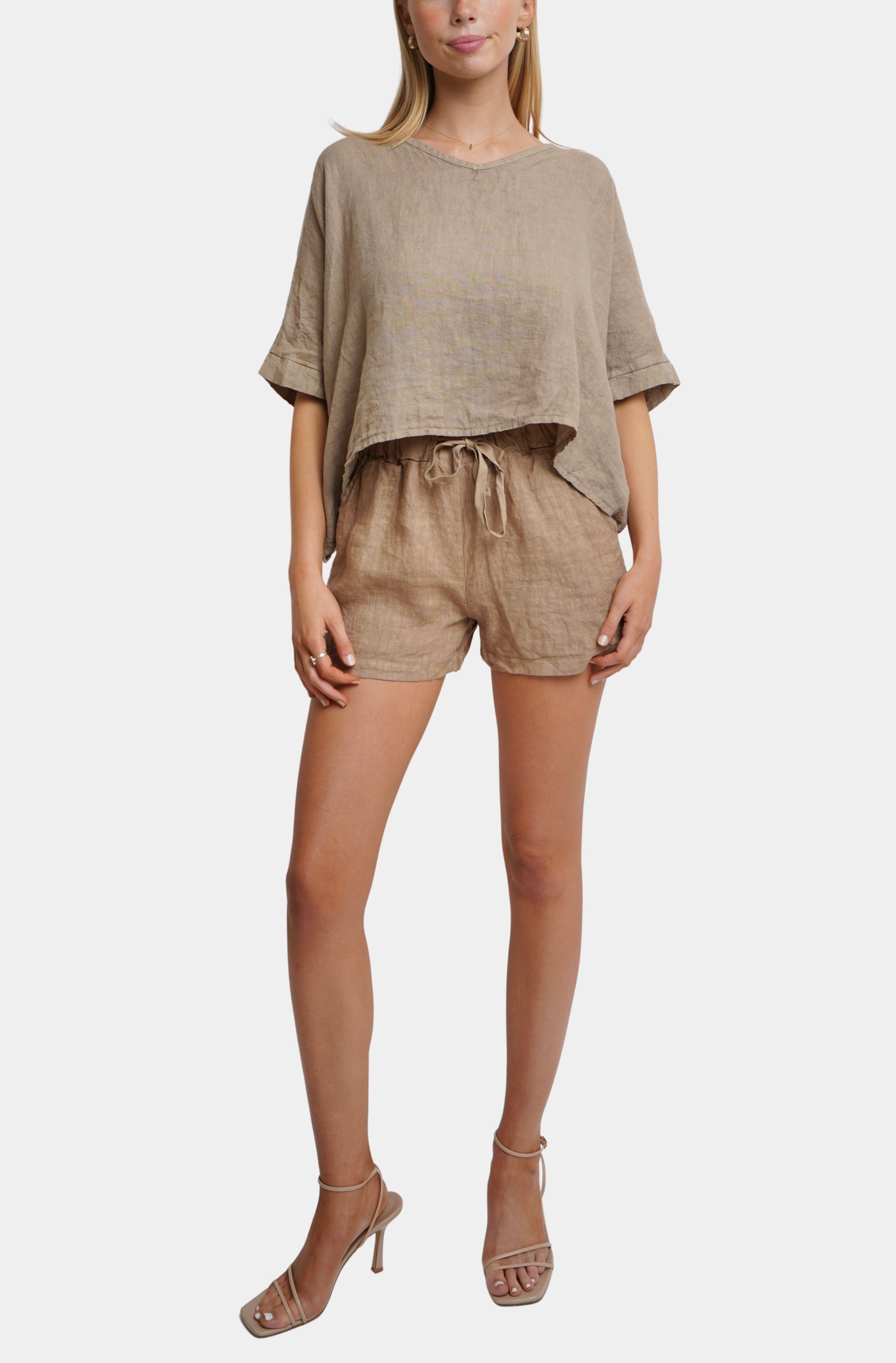 Anita Dolman Sleeve Crop Top