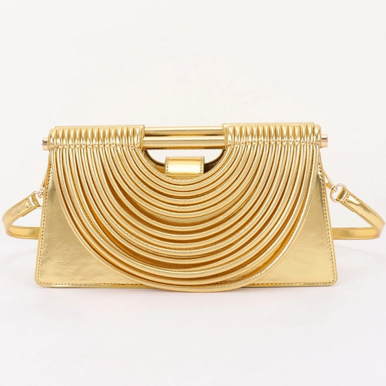 Gold Noddle Evening Bag