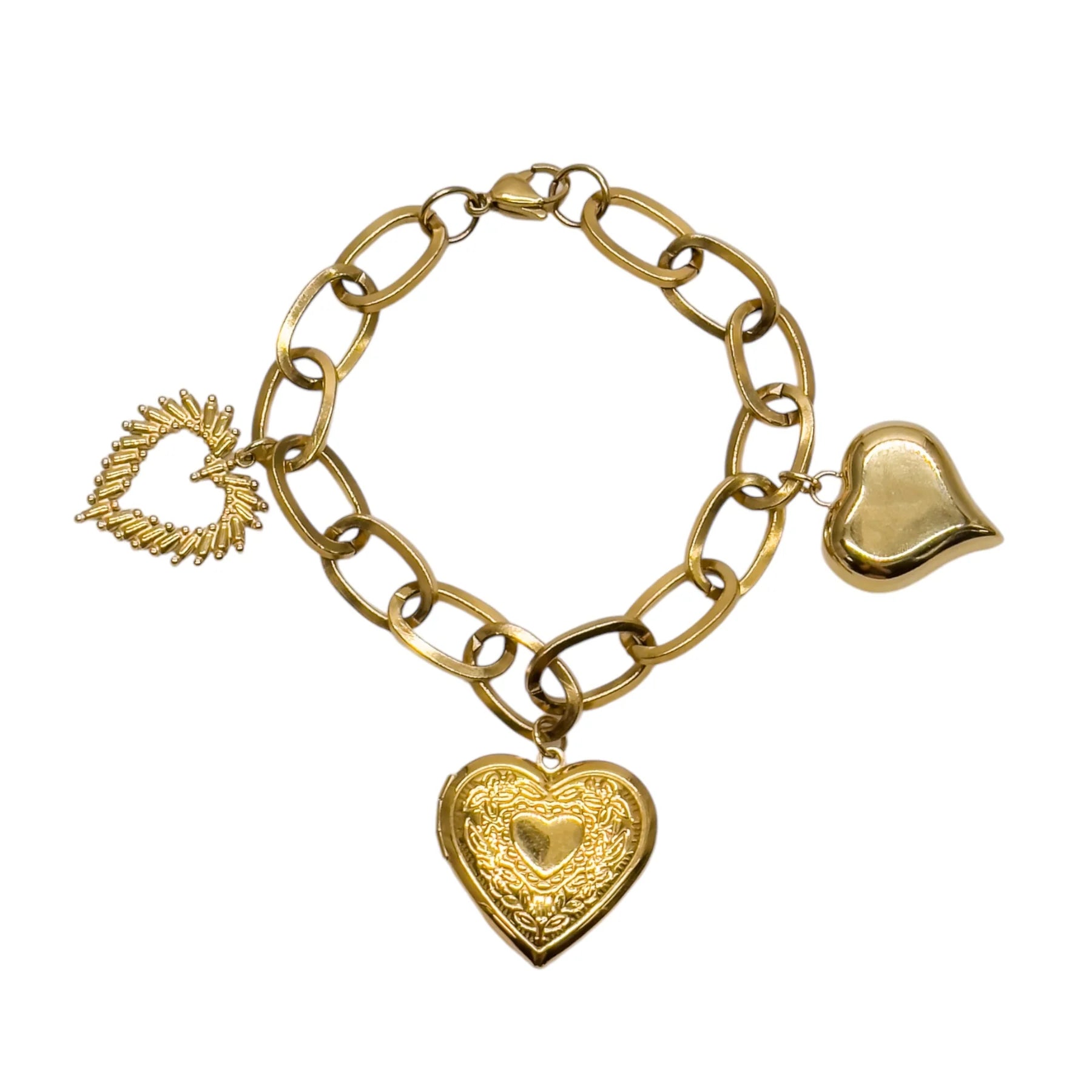 Lola Heart Charm Braclet