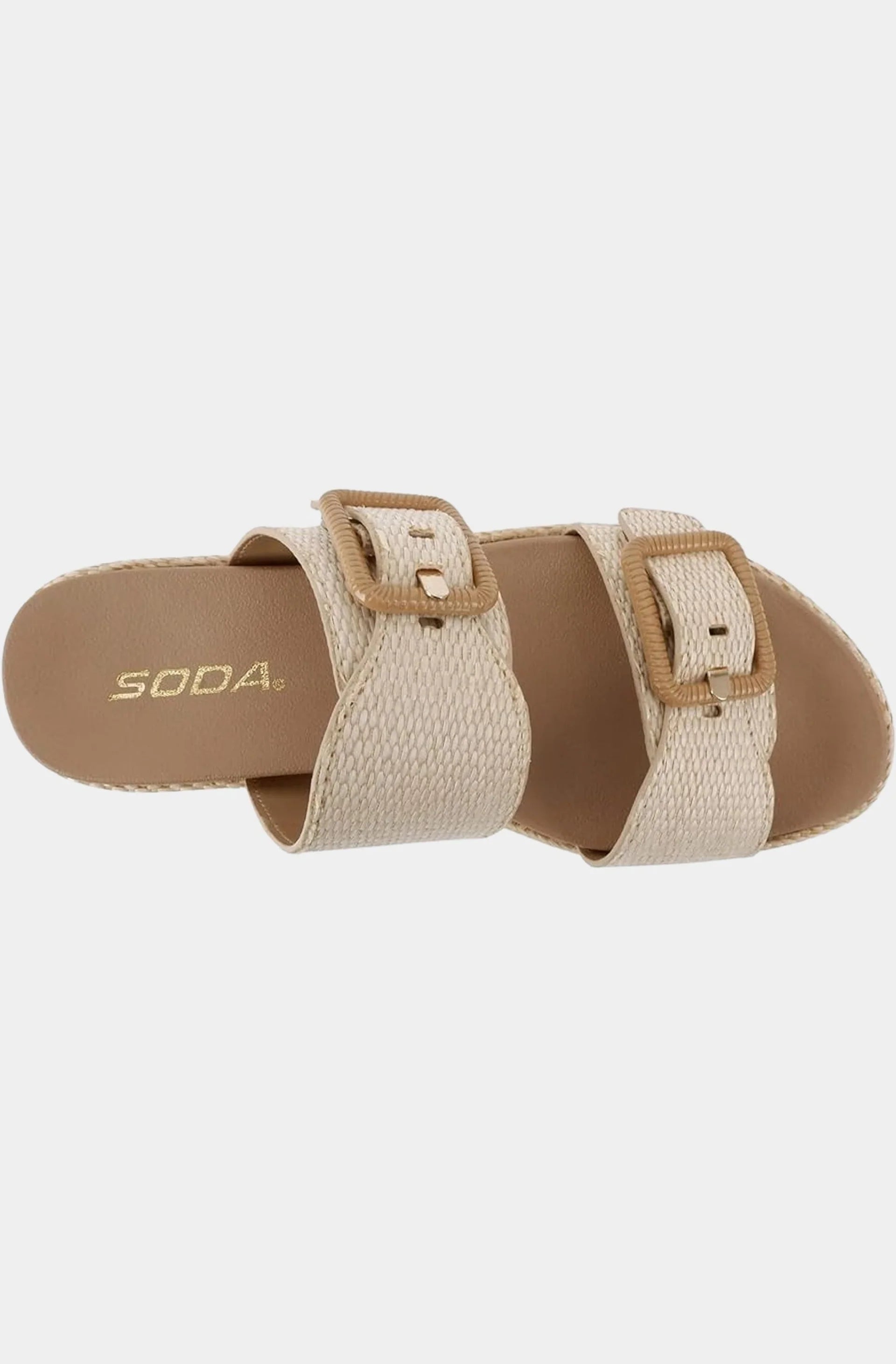 Lucia Raffia Platfrom Sandals