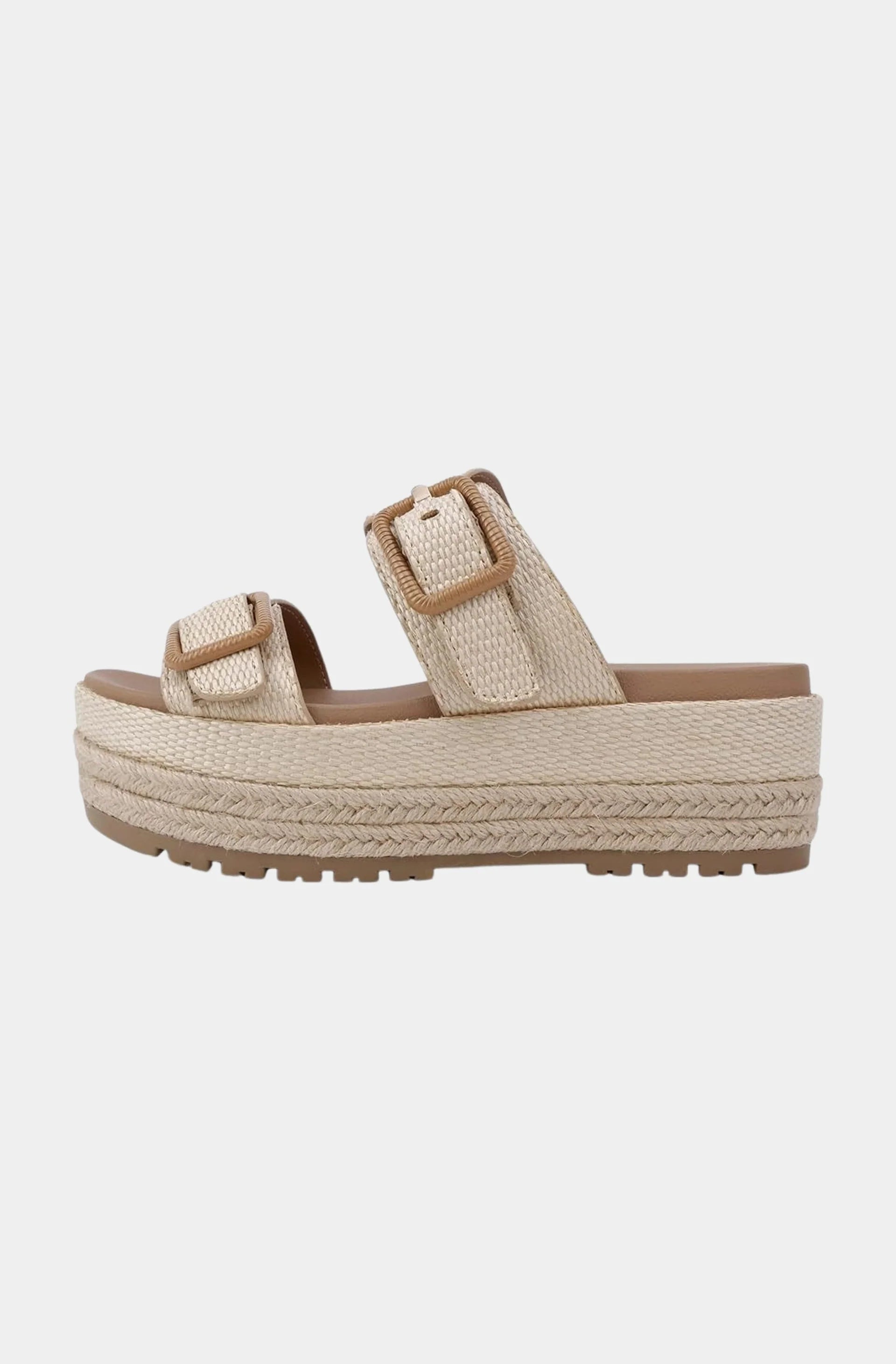 Lucia Raffia Platfrom Sandals