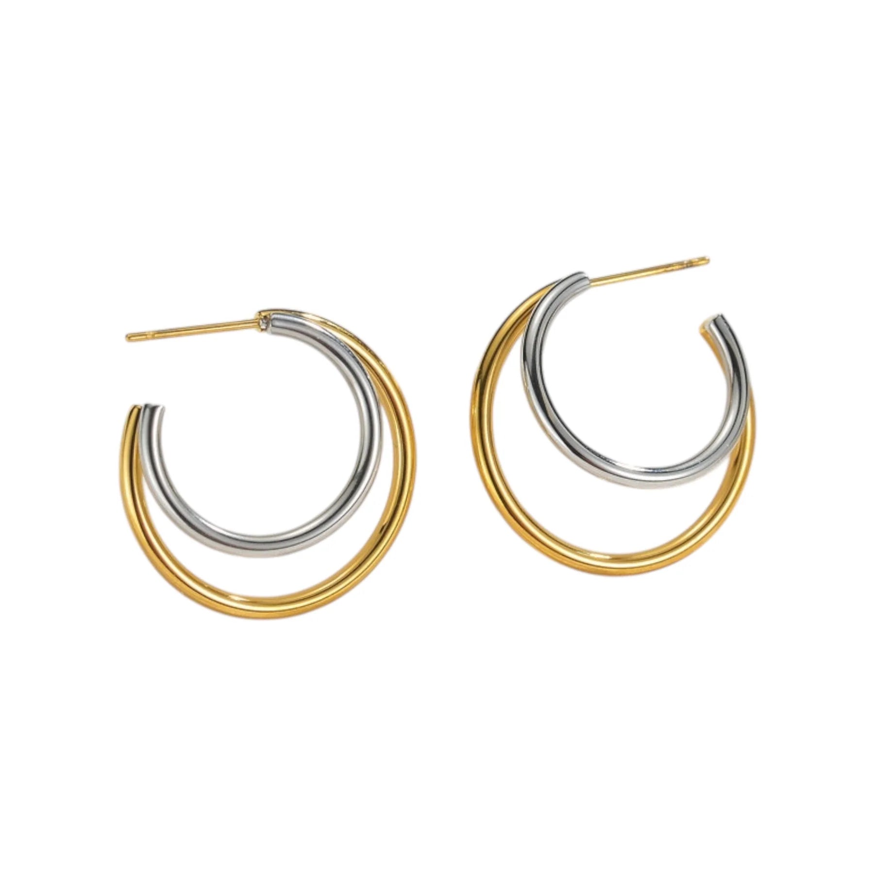 Montclair Mixed Metal Hoops