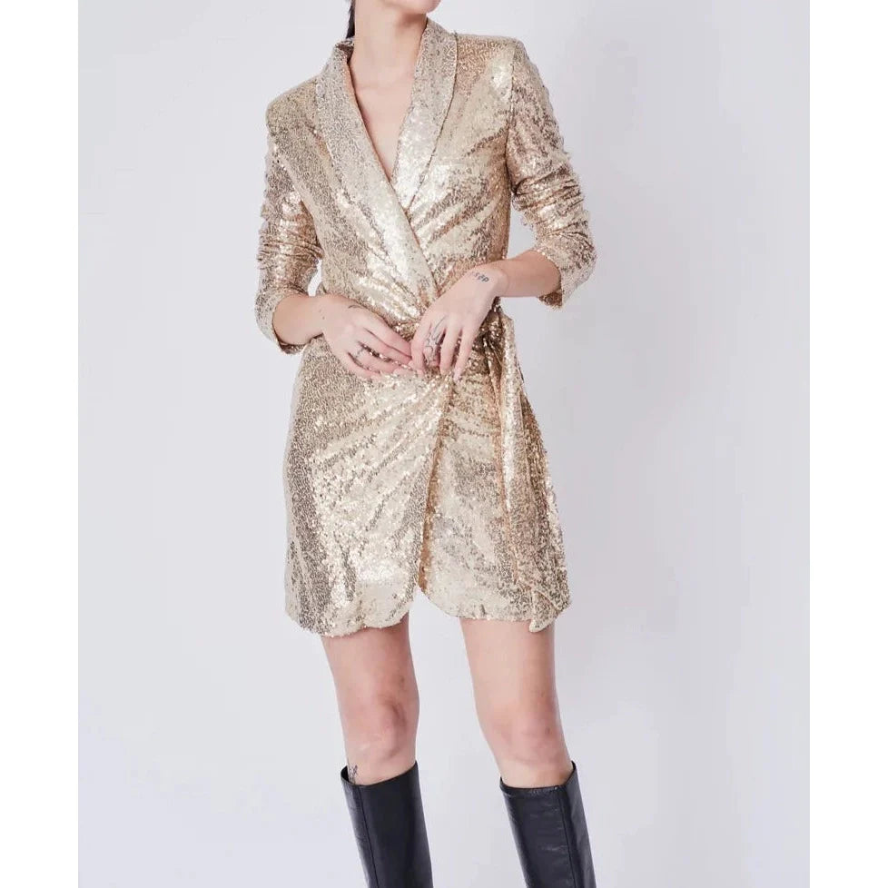 Volpe Sequined Mini Dress